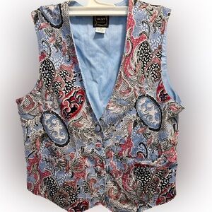 Vintage Beaded Paisley Vest